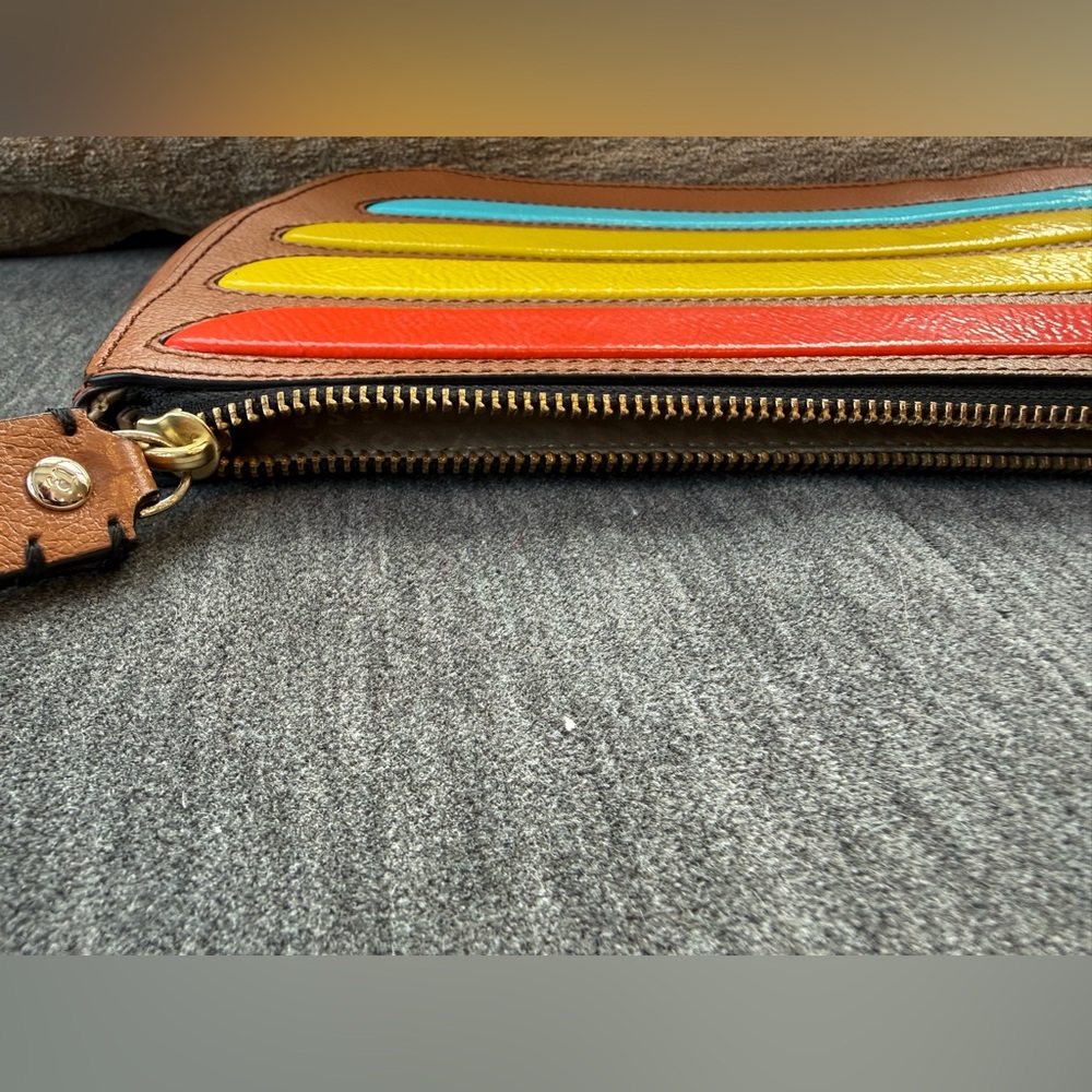 Kate Spate Macaw Parrot Leather Clutch - Picture 5 of 16